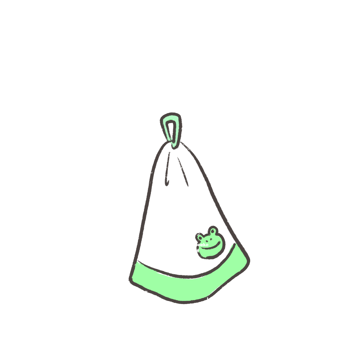 ハンカチ（緑）