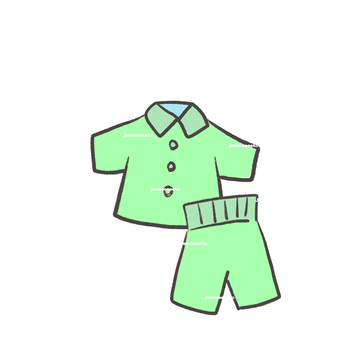 パジャマ（緑）