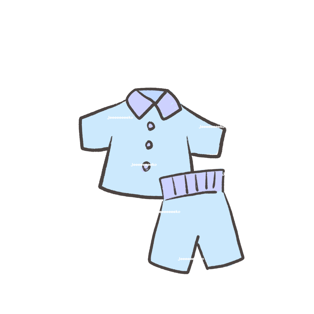 パジャマ（青）