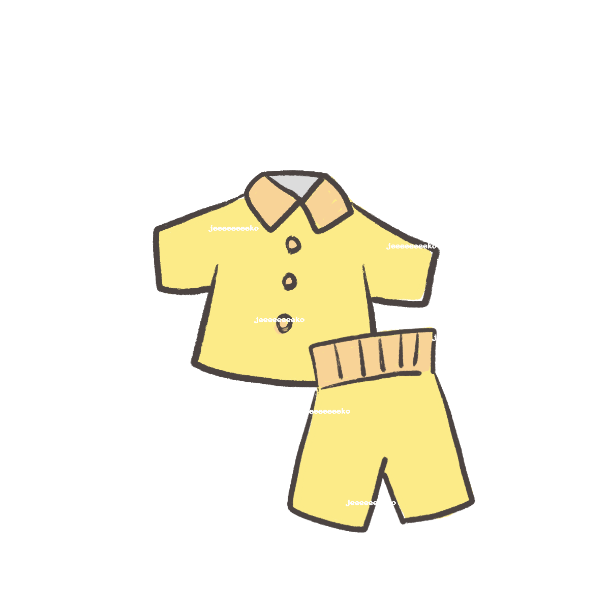 パジャマ（黄）