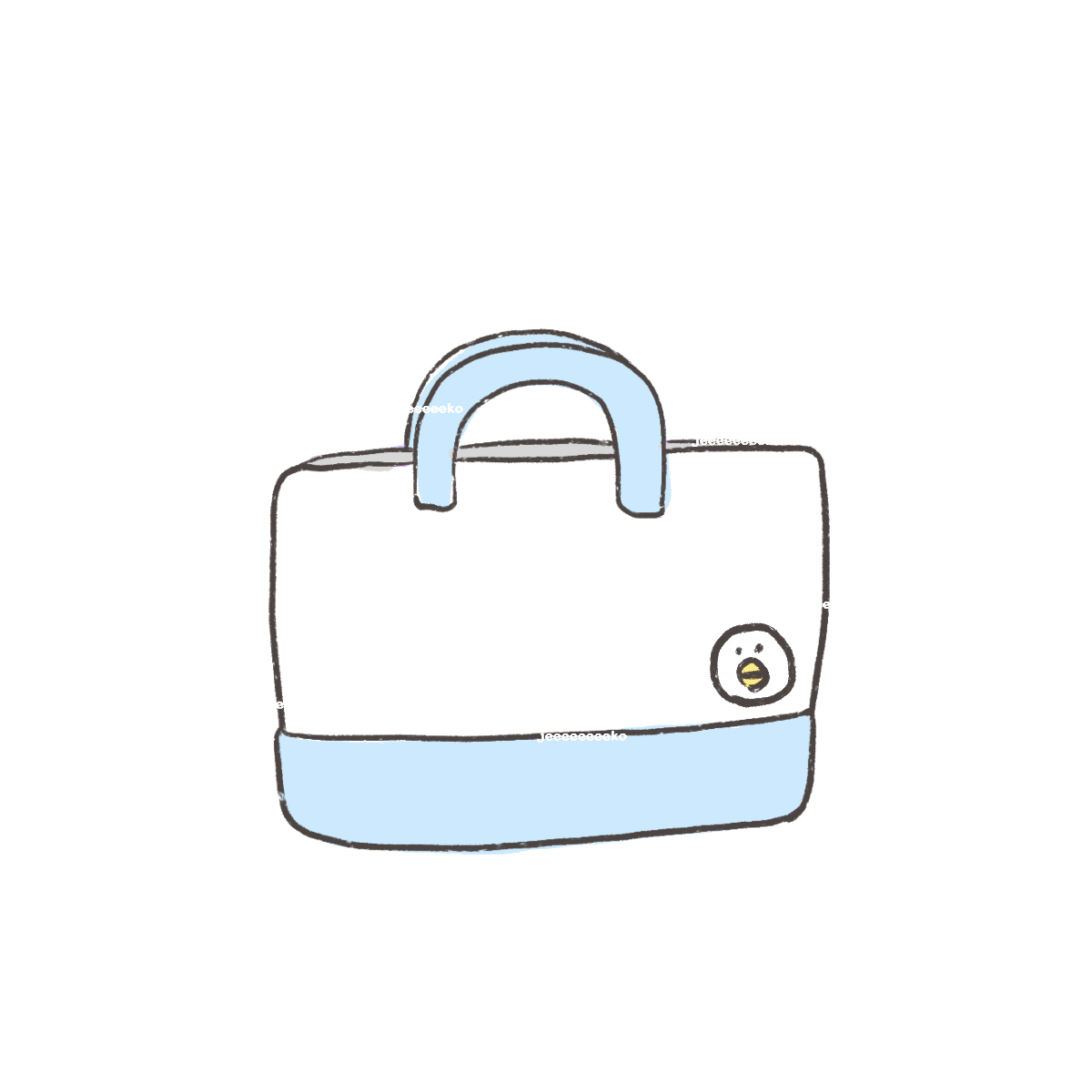 通園バック（青）