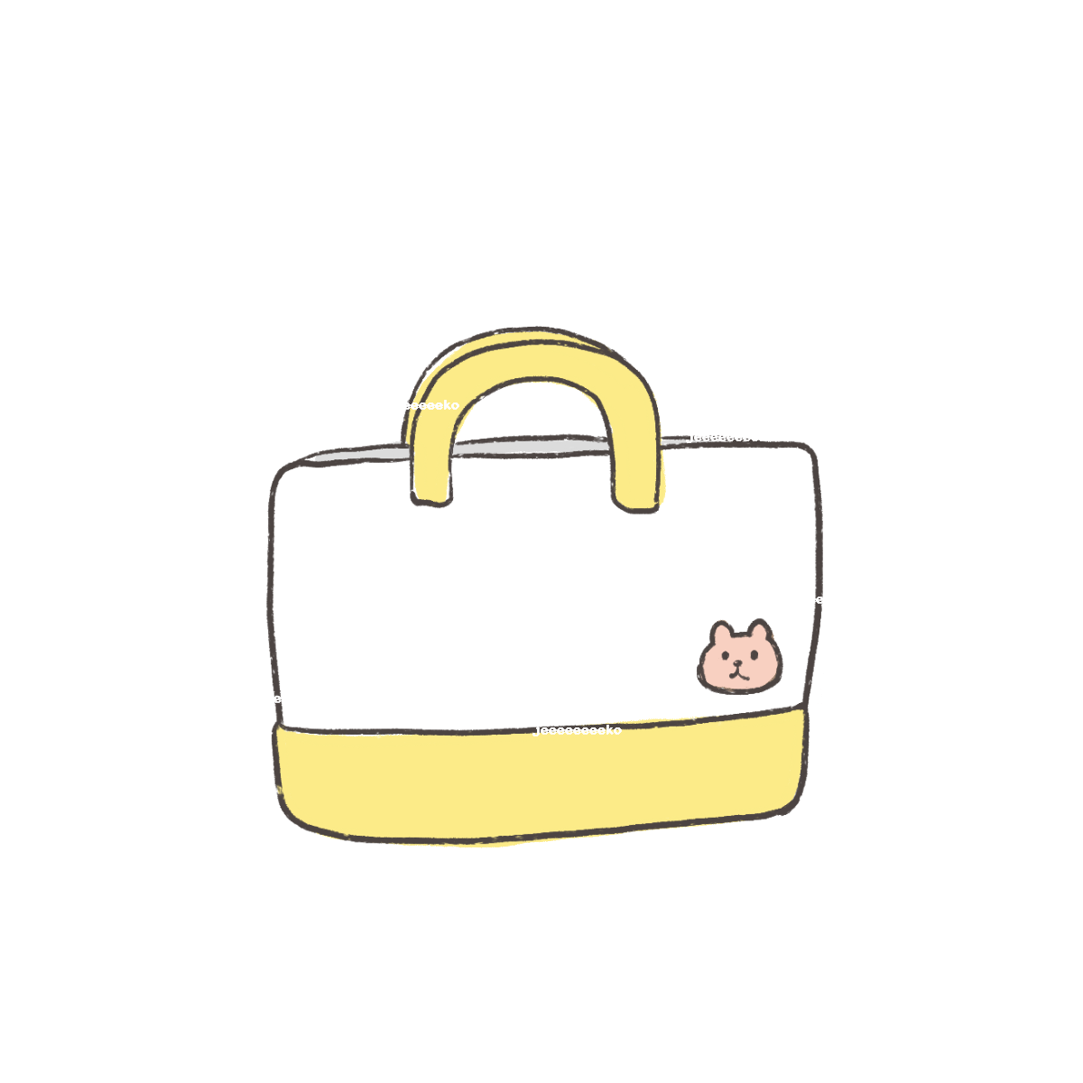 通園バック（黄）